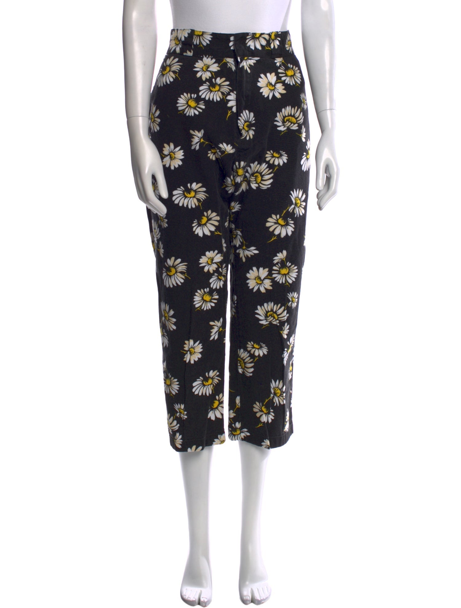 R13 Floral Print Wide Leg Pants
